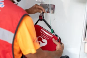 Retirada Pad-Pak es un cartucho de batería y electrodos