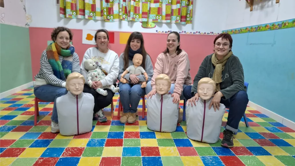 Curso de Primeros Auxilios en el Centro Infantil Arka, Zaragoza